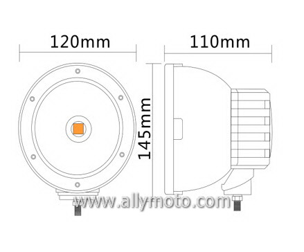 25W Cree LED Driving Light Work Light 1056